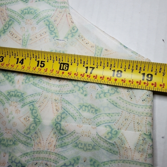 Cabi-Heart of Cabi # 250-Sleeveless Tiered Layered Blouse-Ombre Mosaic-M - Picture 7 of 9